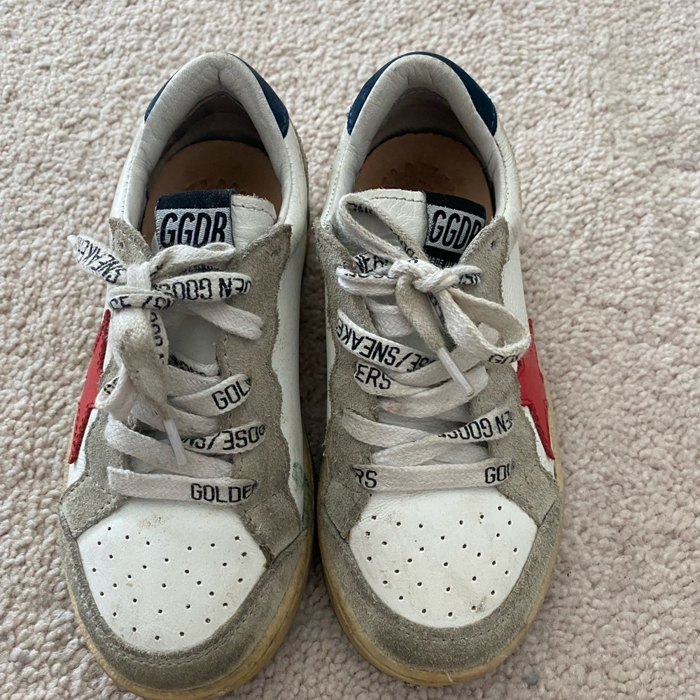 Kids golden goose size 26